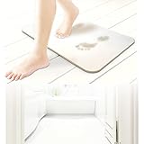 【バスマット 珪藻土 防カビ 防ダニ 横幅45×縦幅35×厚さ0.9cm】 珪藻土バスマット ...