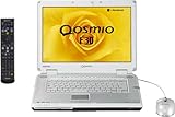 美品　中古ノートPC　東芝 Qosmio F30/695LS (CoreDuoT2300/RAM1.5GB/ 160GB/DVDスーパーマルチ/15.4型ワイド/地デジ/無線LAN)[PQF30695LS]