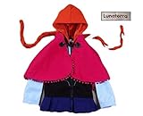 ルナテラ (Lunaterra) 裏地付ジャケット アナ なりきり コスプレ アナと雪の女王 ...