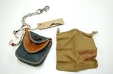 ●トゥルーレリジョン●レザーポーチ●スレートブルー(Slate Blue)●TRUE RELIGION
