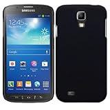 SAMSUNG GALAXY S4 S IV ACTIVE i9295ラバー加工ケースとアンチグレア液晶保護フィルム 新品未使用 送料無料 ブラック