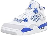 [ナイキ] NIKE NIKE AIR JORDAN 4 RETRO 308497-105 White/Military Blue/Neutral Grey(ホワイト/ミリタリーブルー/ニュートラルグレー/US11)