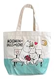 ムーミン　帆布トートバッグ　ベンチ3772be