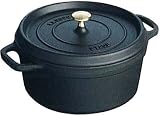 Staub ココット ラウンド 24cm ブラック 40500-241(1102425)