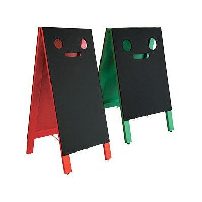 A型看板 A型 チョーク用 スマイルスタンド ホワイト
