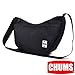 (チャムス) CHUMS スモールバナナショルダー コーデュラナイロン ブラック ショルダーバッグ
