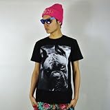 2013年最新作！【JOYRICH】Men's Dog Photo Tee ジョイリッチ　フォト　Tシャツ メンズ 【BLACK】XS