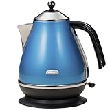 DeLonghi ICONA 電気式コードレスケトル1.7L （アズーロブルー） KBO2001J-B