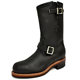 [チペワ]CHIPPEWA 11インチ エンジニアブーツ Dワイズ ブラック スムースレザー #27899[並行輸入品]