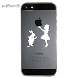 【Clear Arts】【iPhone5ケース　カバー】【スマホケース　カバー】 【ウサギと少女】クリアー・アーツ ip5-06-ca0003  スマートフォン