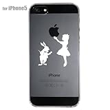 【Clear Arts】【iPhone5ケース　カバー】【スマホケース　カバー】 【ウサギと少女】クリアー・アーツ ip5-06-ca0003  スマートフォン