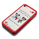 iPhone4/4Sケース　ディズニー生誕110周年記念商品　ミッキー＆ミニー　LOVELOVE
