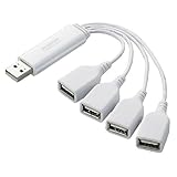 ELECOM これハブ プラス。 U2H-TM400BWH