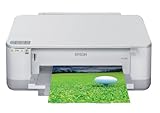 EPSON Colorio インクジェットプリンター PX-203 有線・無線LAN標準搭載 前面給紙カセット 自動両面印刷標準 4色顔料インク