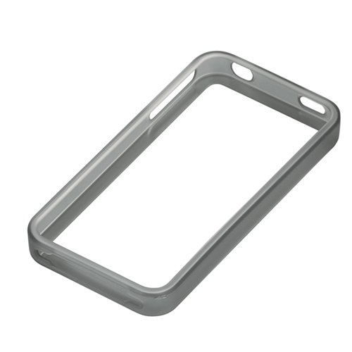 iBUFFALO iPhone 4S/iPhone4用 TPUフレーム ブラック BSIPP2CBK