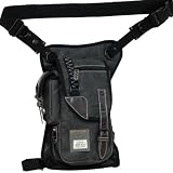 (デバイス)DEVICE マスター 2way レッグポーチ BK/スモークブラック【トラベル】(FHS-82048BK)