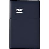 コクヨ ジブン手帳 Biz 2017 DIARY 12月始まり A5スリム ダークネイビー ニ...