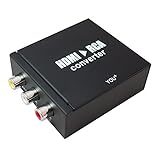 YOU+ HDMIからコンポジット(RCA)映像変換コンバーター HDCR-B01　相性保証