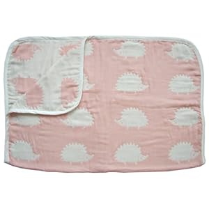 Hoppetta 6重ガーゼケット サーモンピンク