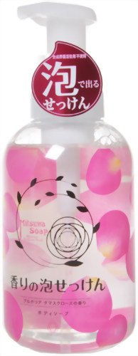 ミツワ 香りの泡せっけんボディソープ ポンプ 600ml