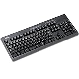 富士通コンポーネント Libertouch Black USBキーボード 日本語108キー 入力荷重調整可能 ブラック FKB8540-052/B