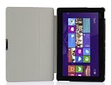 VSTN Asus Transformer Book T100TA 専用 超薄型スマートケースPUレザー ホルスター (For Asus Transformer Book T100TA, ブラック)