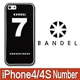 バンデル BANDEL アイフォン4ケース iPhone4ケース 【ナンバー7 ブラック】 アイフォン4/4S 対応カバー