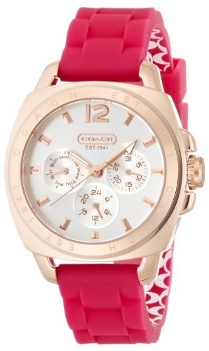 [コーチ]COACH 公式 ボーイフレンド ローズゴールド ラバー ストラップ W1039 FUS レディース 【正規輸入品】