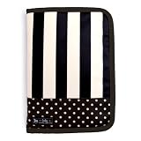 ようこそ赤ちゃんHappy母子手帳ケース（ファスナータイプ）　wide stripe（twil...
