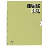 マルマン F6 スケッチブック オリーブシリーズ 厚口画用紙 20枚 S86