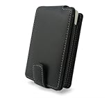 PDAIR Leather Case for iPod classic/5G 縦開きタイプ ブラック PALCIPD5F/BL