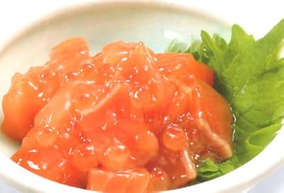 鮭といくらの特製醤油漬け【鮭ルイベ漬】 1パック500g【北海道産】【佐藤水産】