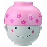 まんぷく茶碗と碗 お嬢ちゃん ピンク SAN1832