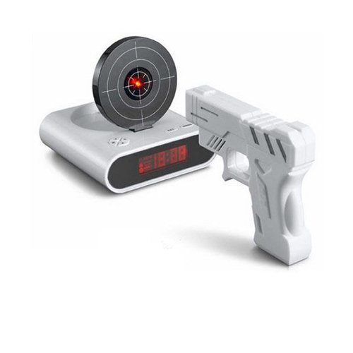 シューティング 目覚まし 時計 GUN ALARM CLOCK ガン アラーム クロック