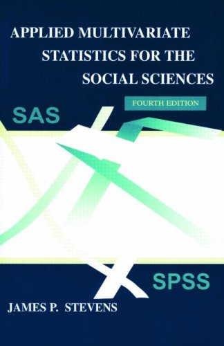 Applied multivariate statistics for the social sciences