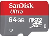 サンディスク SanDisk microSDXC UHS-I 64GB クラス10 SD変換アダプタ付 SDSDQUA-064G-U46A 並行輸入品 海外パッケージ品