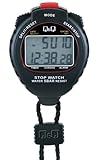 Q&Q ストップウオッチ 黒 HS44-001