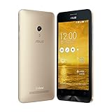 【国内正規品】ASUSTek ZenFone5 ( SIMフリー / Android4.4.2 / 5型ワイド / microSIM / 32GB / LTE / ゴールド ) A500KL-GD32