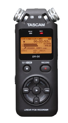 .TASCAM リニアPCMレコーダー ブラック DR-05.