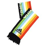 アディダス 予約 FCWC2012 セブンカラーズマフラー レインボー×ブラック