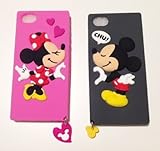 ディズニーリゾート限定　ミッキーマウス＆ミニーマウス☆シリコンカバー☆スマートフォンケース　iPhone5 ケース　ペア