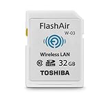 TOSHIBA(東芝) 無線LAN搭載SDHCカード FlashAir W-03 [32GB]...