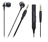 audio-technica iPhone/iPod専用インナーイヤーヘッドホン ATH-CK300i BK