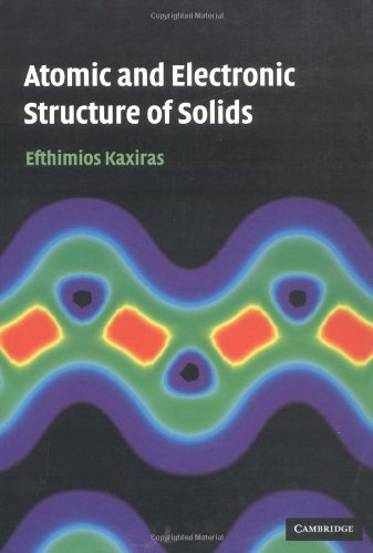 Atomic And Electronic Structure Of Solids