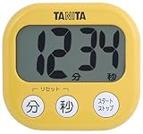 TANITA でか見えタイマー マンゴーイエロー TD-384-MY