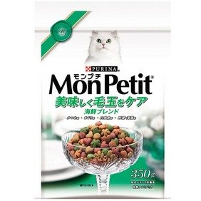 (モンプチ)　ドライ　美味しく毛玉をケア　海鮮ブレンド　３５０ｇ