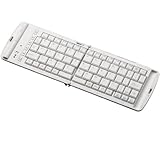 ELECOM Bluetooth折りたたみキーボード 英語  iPhoneiPad対応ホワイト TK-FBP028EWH