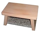 木曽工芸 桧半身浴用風呂椅子 (御影石)