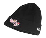 NEWERA×PINK PANTHER KNIT CAP BASIC CUFF FACE BL...