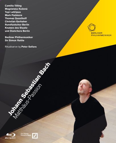 J.S.バッハ : マタイ受難曲 BWV244 (Johann Sebastian Bach : Matthaus-Passion / Berliner Philharmoniker , Sir Simon Rattle) [Blu-ray] [輸入盤・日本語字幕・解説書付]